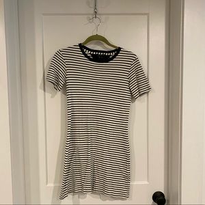 Theory striped T-shirt dress
